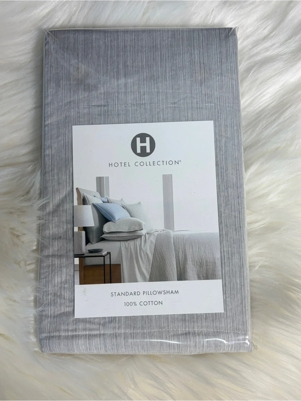 Hotel Collection Light Gray Pillow Sham